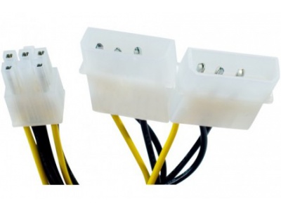 Adaptateur 4 points (molex) vers PCI-Express 6 points