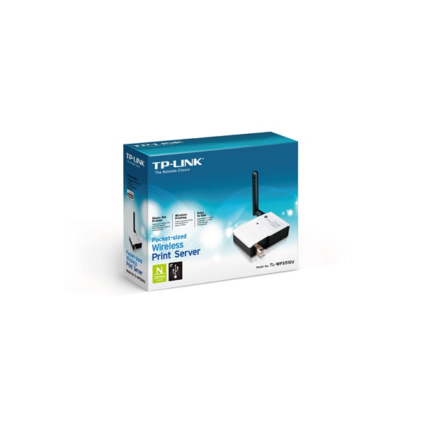 Matériels: Serveur d\'impression de poche sans fil 54 Mbps TL-WPS510U