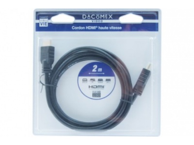 Câble HDMI High Speed 2.00m