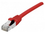 Cordon patch RJ45 S/FTP CAT 6a LSOH Snagless Rouge - 2,00 m