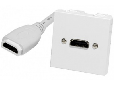 Plastron HDMI F/F - 0,10m