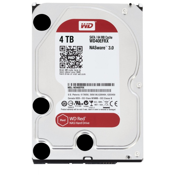 WD Red™ - Disque dur Interne NAS - 4To - 5 400 tr/min - 3.5 (WD40EFAX) -  Cdiscount Informatique