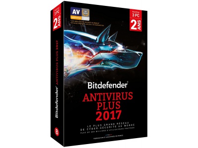 Antivirus Plus 2017 - 2 ans - 3 postes Antivirus Plus 2017 - 2 ans - 3 postes