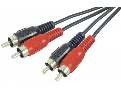 Cordon 2 x RCA M/M Audio stéréo - 5,00m