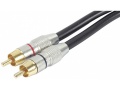 Cordon 2 x RCA M/M audio-st&eacute;r&eacute;o HQ pro - 3,00m
