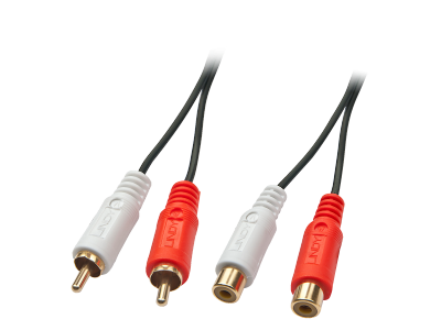 Rallonge audio Premium 2x RCA (Cinch), 2m