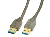 Câble USB 3.0 type A/A anthracite, 0,5m