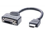 Câble adaptateur HDMI A mâle / DVI-D femelle, 0.2m