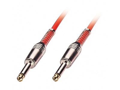 Câble audio mono, rouge, 2 prises Jack 6,3mm, 0,5m