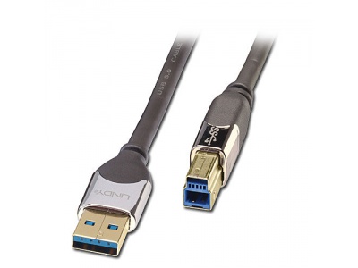 Câble USB 3.0 type A / B CROMO, 3m Câble USB 3.0 type A / B CROMO, 3m