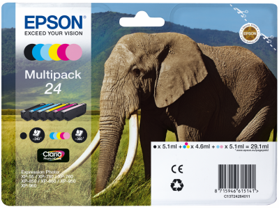 Cartouches d'impression jet d'encre Multipack 24