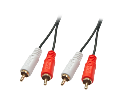 Câble audio Premium 2x RCA mâle vers 2x RCA mâle, 20m