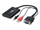 Convertisseur VGA & audio vers HDMI