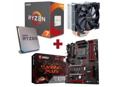Kit Evolution AMD Ryzen 7 1700X + MSI X370 GAMING PLUS + BE QUIET PURE ROCK Kit Evolution AMD Ryzen 7 1700X + MSI X370 GAMING PLUS + BE QUIET PURE ROCK