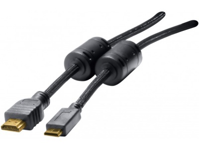 Cordons mini HDMI vers HDMI - 1,80m