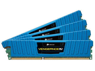 DDR3 - Vengeance LP bleu - 32 Go (4 x 8 Go) - 1600 MHz