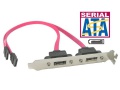 Cable slot 2 ports SATA en 'L' avec cordon interne