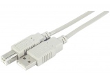 Cordon USB2 budget type AB M/M - 1,80m