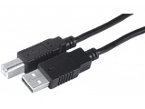 Cordon USB 2.0 type AB M/M  High speed noir - 3m