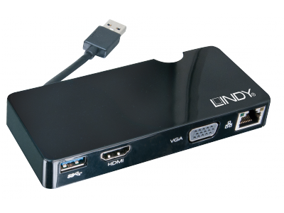 Docking Station HDMI/VGA/Ethernet USB 3.0
