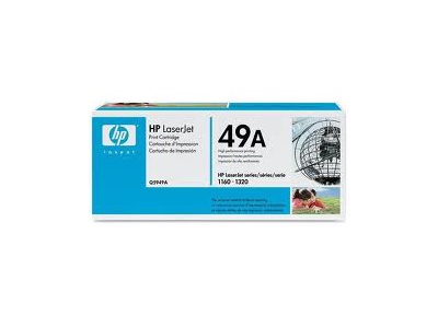 Cartouche d'impression noire LaserJet 49A (toner HP Q5949A)