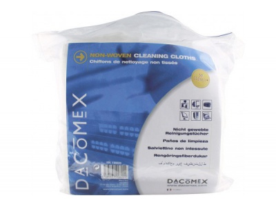 Dacomex - Sachet de 50 chiffons blancs