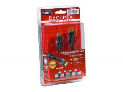 Dacomex Cordon HDMI A/A Mâle/Mâle HQ - 1.20 m