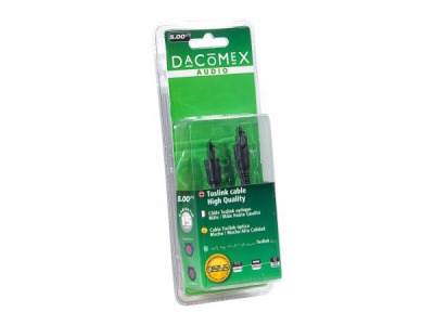 Dacomex Cordon Toslink Optique Mâle/Mâle HQ - 5,00 m Dacomex Cordon Toslink Optique Mâle/Mâle HQ - 5,00 m