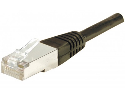 Cordon RJ45 patch FTP CAT 6 Noir -  2,00 m