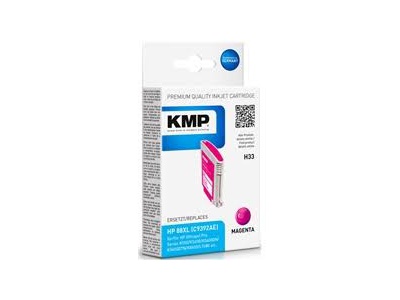 Cartouche Magenta Compatible HP 88 XL - KMP H33