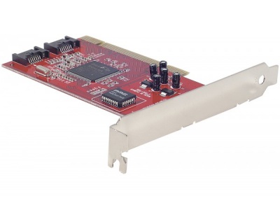 Carte PCI controleur SATA Low Profile - 2 ports internes