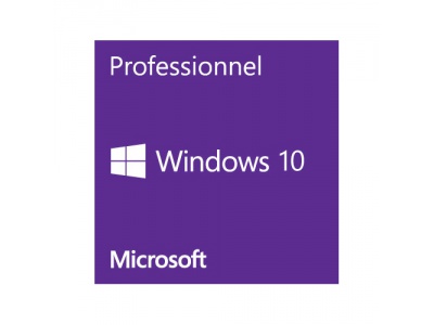 Windows 10 Professionnel - 64 bits - OEM - Sticker Windows 10 Professionnel - 64 bits - OEM - Sticker