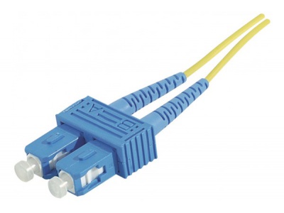 Cordon fibre optique mono-mode SC/LC 9/125 - 1 m