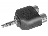 Adaptateur 2 RCA F / Jack 3.5mm M stéréo