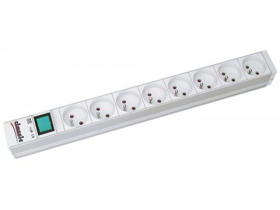 Multiprise 19 " 1U  8 prises + interrupteur