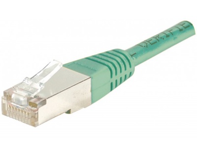 Cordon RJ45 patch FTP CAT 6 Vert -  0,50 m