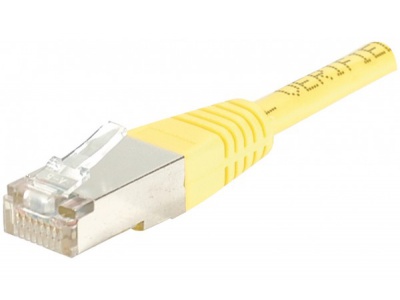 Cordon RJ45 patch FTP CAT 6 Jaune -  3,00 m