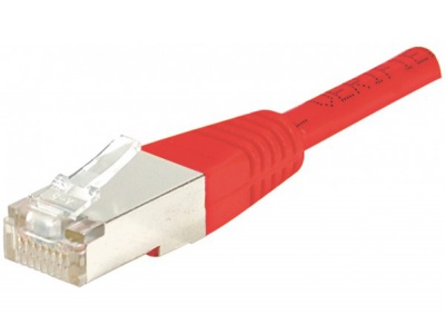 Cordon RJ45 patch FTP CAT 6 Rouge -  3,00 m