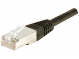 Cordon RJ45 patch FTP CAT 5e Noir -  2,00 m