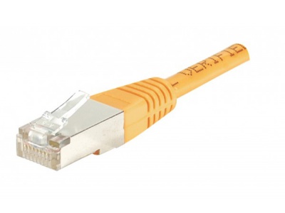 Cordon RJ45 patch FTP CAT 5e Orange -  0,30 m