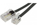 Cordon téléphonique RJ11 vers RJ45 Noir - 2.00M