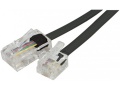 Cordon t&eacute;l&eacute;phonique RJ11 vers RJ45 Noir - 3.00M