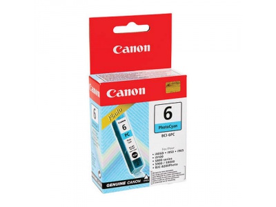 Cartouche d'impression jet d'encre cyan BCI-6PC (Canon 4709A002)