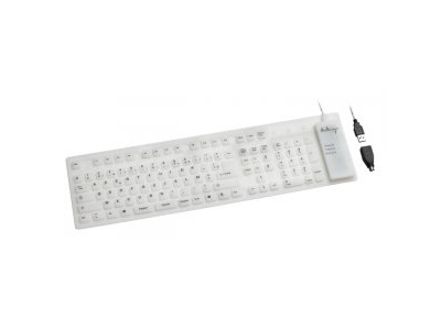 Clavier souple silicone Blanc Clavier souple silicone Blanc