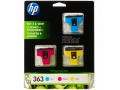 Cartouche d'impression jet d'encre 3 couleurs 363 (HP CB333EE)