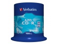 100 CD-R AZO Crystal