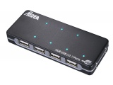 Hub USB 2.0 - 7 ports - noir