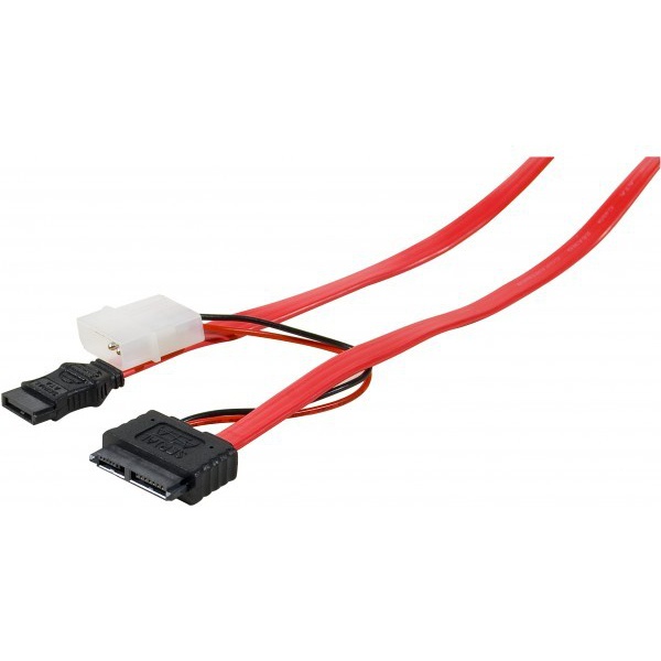 Adaptateur SATA + Alim pour lecteur CD/DVD Slim