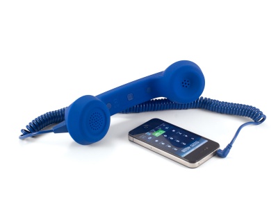 Combiné pour smartphone - Bleu Combiné pour smartphone - Bleu