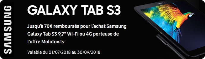 Samsung : GALAXY TAB S3